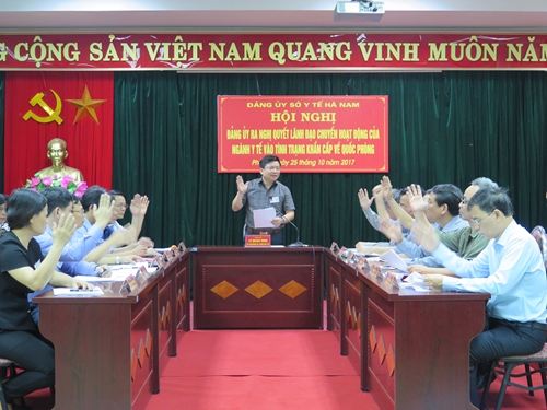 Sở Y tế tỉnh Hà Nam diễn tập khu vực phòng thủ năm 2017