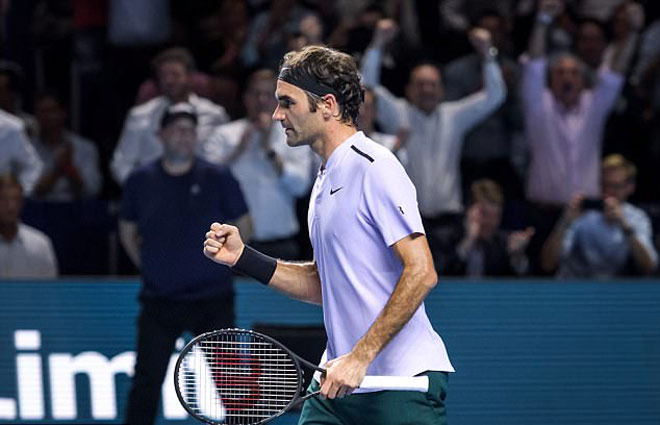 Roger Federer gặp Del Potro ở trận chung kết Giải Quần vợt Basel Open