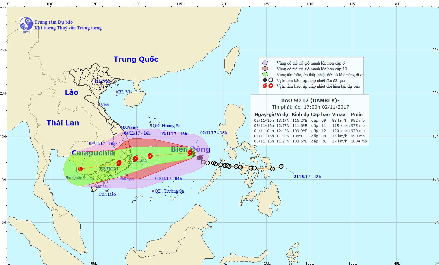 Khẩn trương, quyết liệt phòng chống bão, lũ lớn ở miền Trung