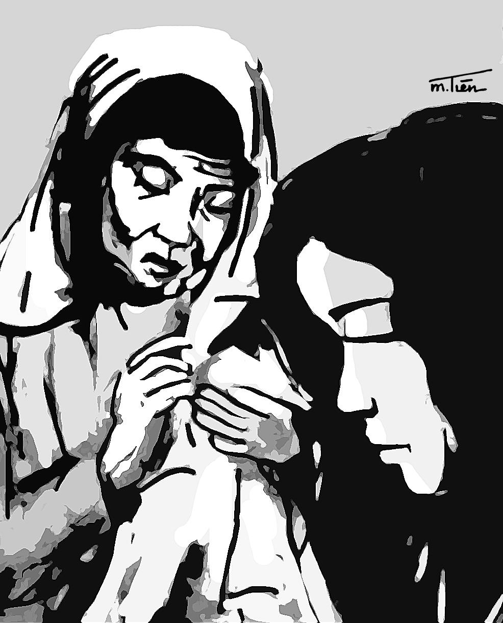 Bức tranh màu tím