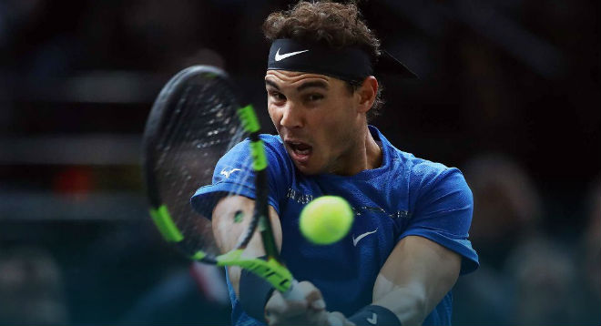 Rafael Nadal thắng dễ dàng tại Giải Quần vợt Paris Masters 2017
