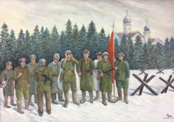 Trưng bày 100 tác phẩm tranh sơn dầu, màu nước “Kỷ niệm - Một thời Xô viết”