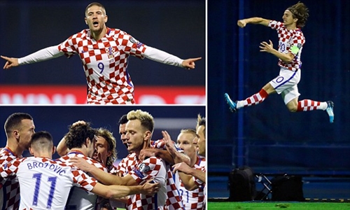 Croatia và Thụy Sỹ đặt một chân đến World Cup 2018