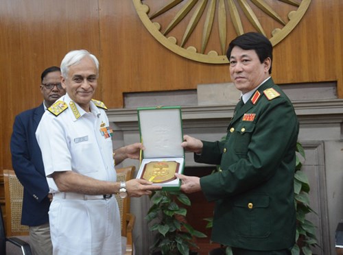 Hoạt động của Thượng tướng Lương Cường trong chuyến thăm hữu nghị chính thức Cộng hòa Ấn Độ