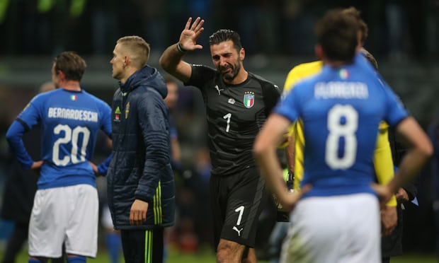 Italia lỡ hẹn World Cup, Buffon chia tay đội tuyển quốc gia