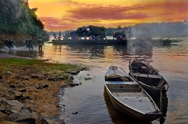 Chuẩn bị cập bến.