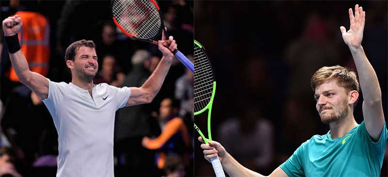 Grigor Dimitrov và David Goffin vào bán kết ATP World Tour Finals 2017