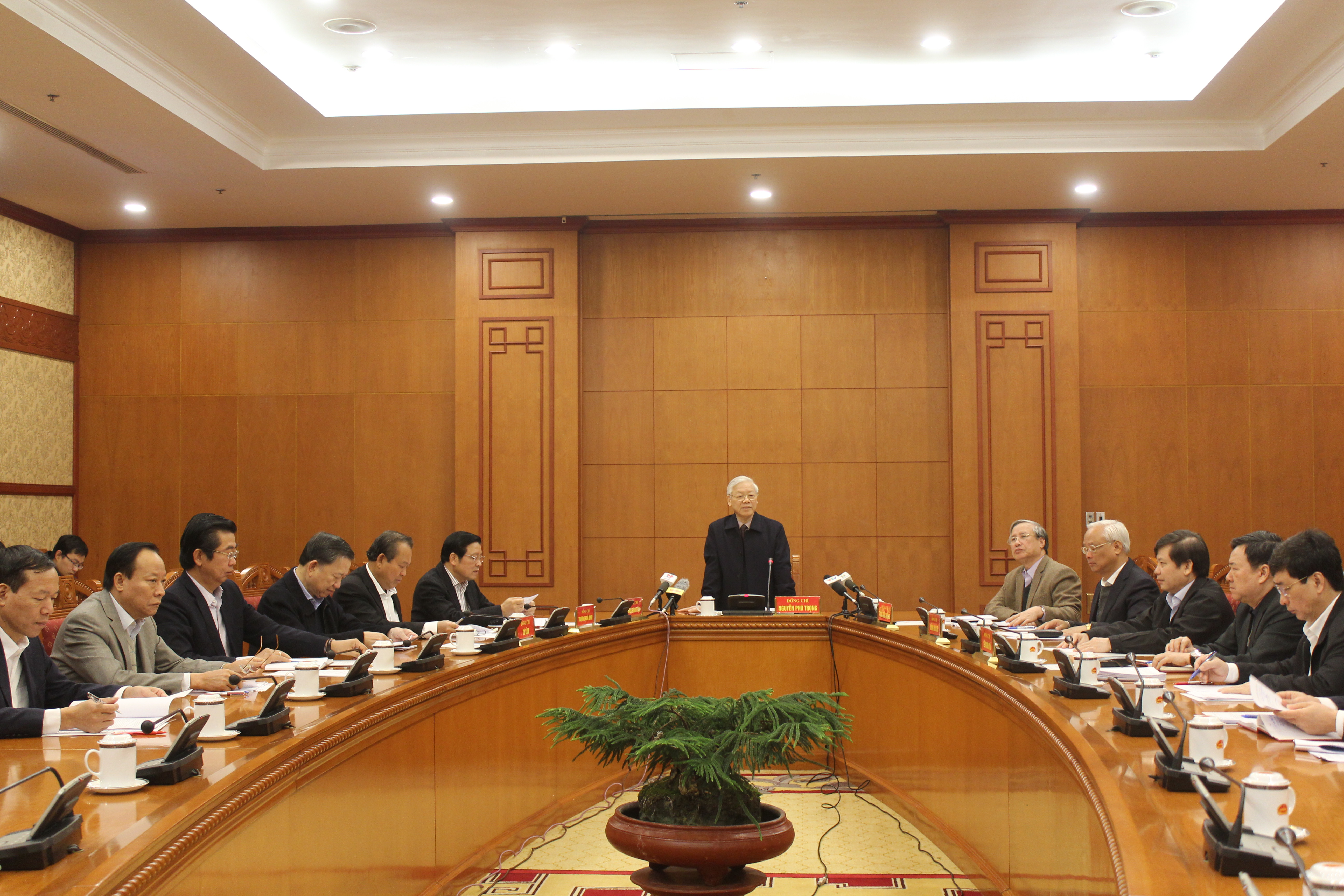 Tổng Bí thư Nguyễn Phú Trọng chủ trì họp Thường trực Ban Chỉ đạo Trung ương về phòng, chống tham nhũng