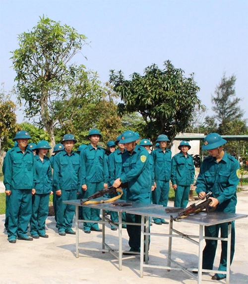 Tỉnh Quảng Bình: Xây dựng lực lượng dân quân, tự vệ chất lượng, rộng khắp