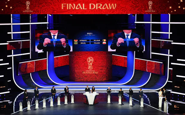 Kết quả bốc thăm chia bảng World Cup 2018