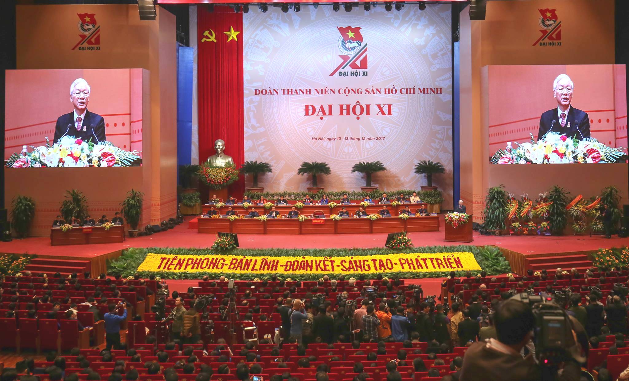 Khai mạc trọng thể Đại hội đại biểu toàn quốc Đoàn TNCS Hồ Chí Minh lần thứ XI