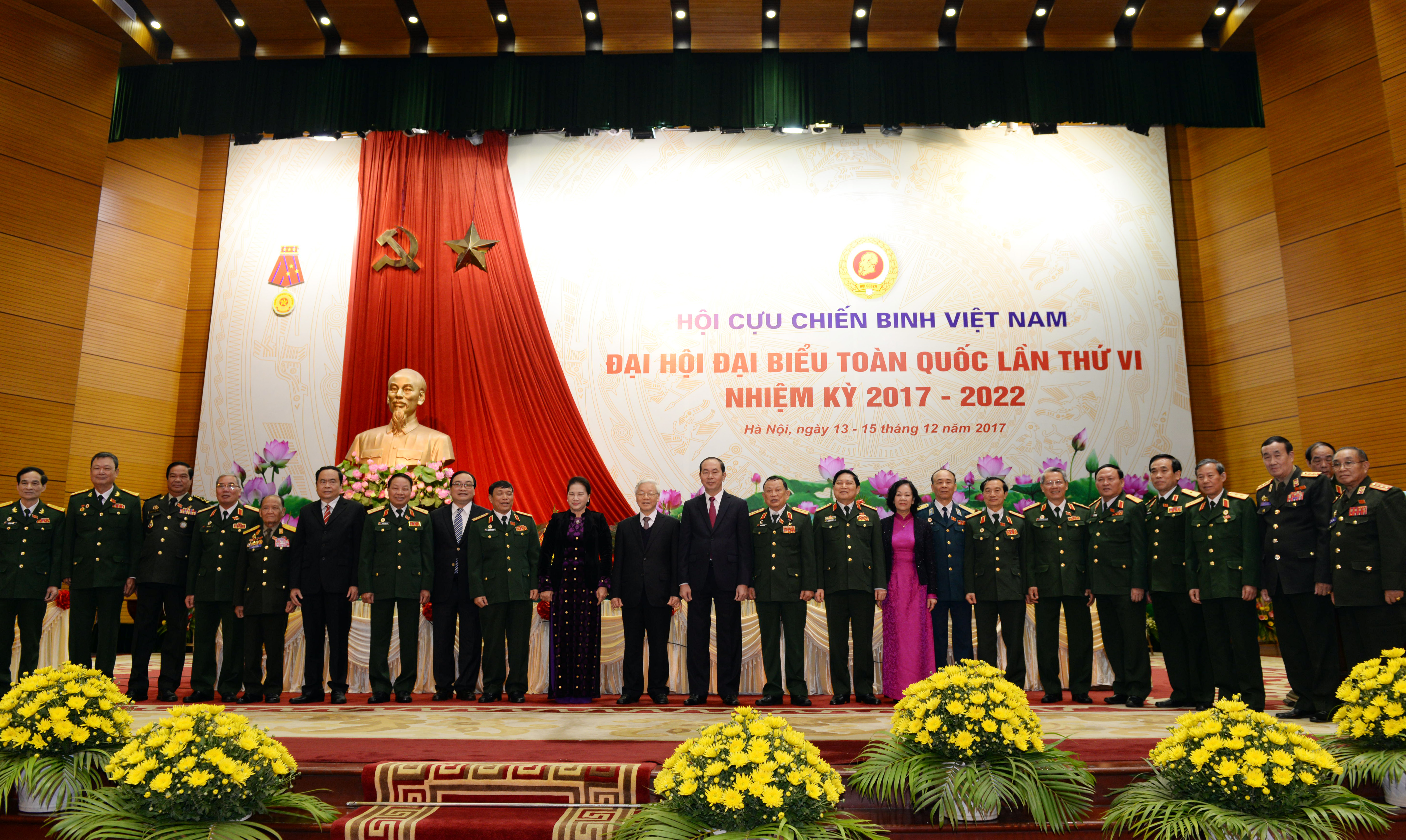 Khai mạc trọng thể Đại hội đại biểu toàn quốc Hội Cựu chiến binh lần thứ VI

