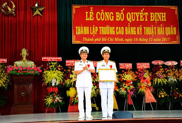 Thành lập Trường Cao đẳng Kỹ thuật Hải quân