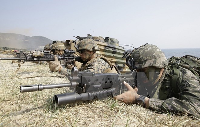 Hàn Quốc và Mỹ tham gia tập trận mùa Đông