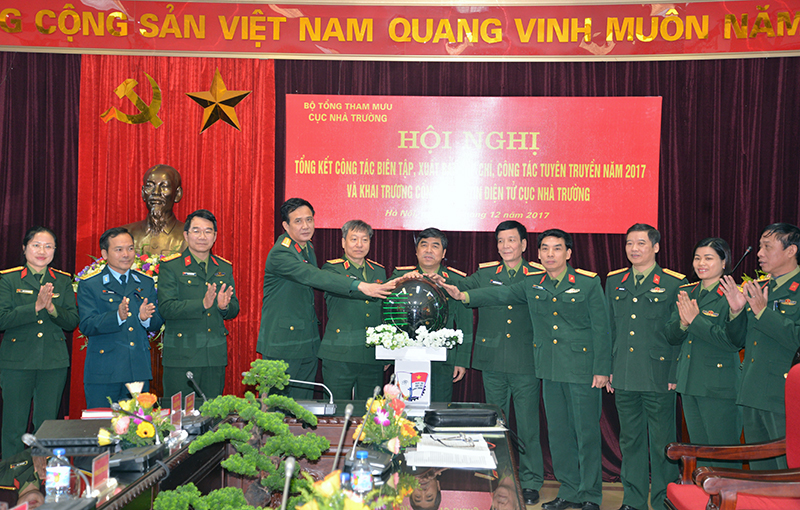 Khai trương Cổng thông tin điện tử Cục Nhà trường, Bộ Tổng Tham mưu