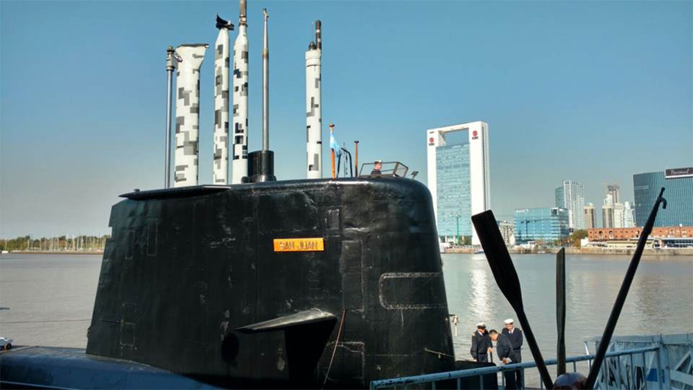 Phát hiện vật thể nghi là tàu ngầm Argentina mất tích

