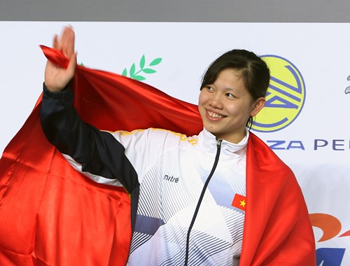 Nguyễn Thị Ánh Viên đứng đầu cuộc bầu chọn vận động viên tiêu biểu năm 2017 