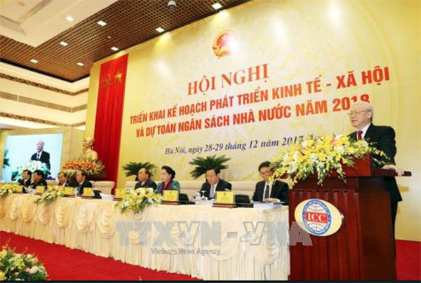 Tổng Bí thư Nguyễn Phú Trọng: Đất nước tiếp tục phát triển nhanh, khá toàn diện, tạo không khí phấn khởi, tin tưởng