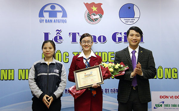 Trao giải Cuộc thi video clip thanh niên với văn hoá giao thông