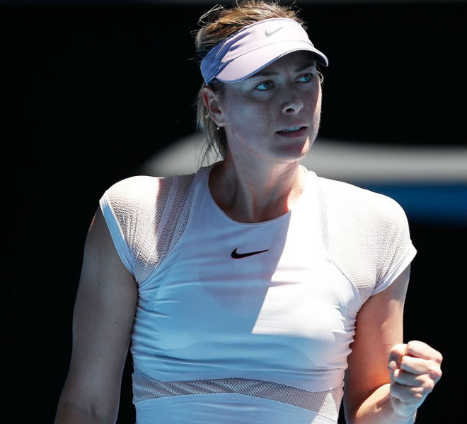 Maria Sharapova có khởi đầu suôn sẻ tại Australian Open 2018