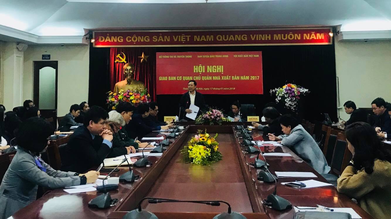 Hội nghị giao ban cơ quan chủ quản nhà xuất bản năm 2017