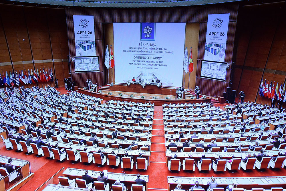 Khai mạc trọng thể APPF-26 tại Nhà Quốc hội

