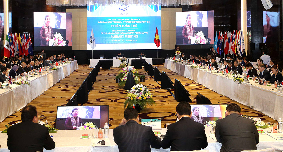 Thúc đẩy ngoại giao nghị viện vì hòa bình, an ninh và thịnh vượng trong khu vực