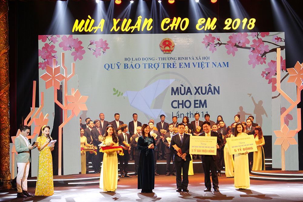 Quỹ Bảo trợ trẻ em Việt Nam tiếp nhận gần 96 tỷ đồng hỗ trợ trẻ em có hoàn cảnh khó khăn