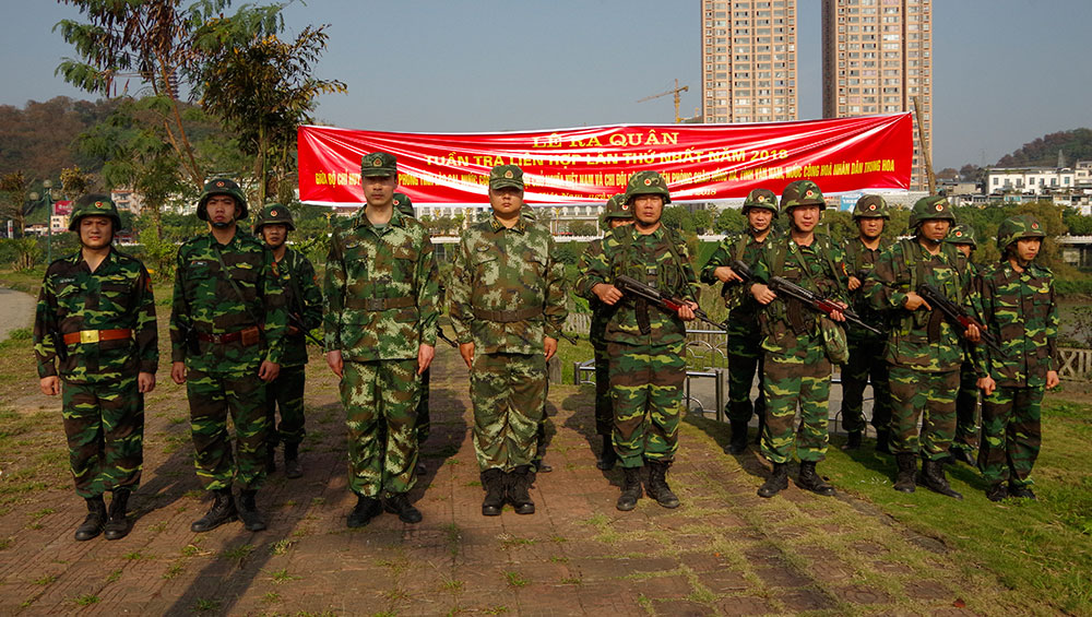 Tổ chức ra quân tuần tra liên hợp biên giới lần thứ nhất năm 2018
