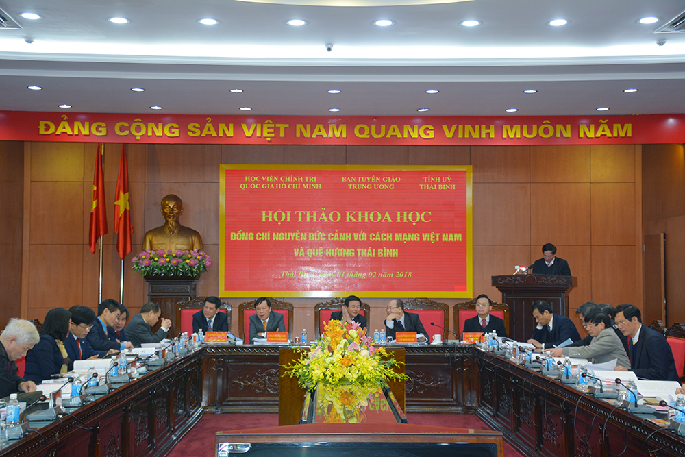 Hội thảo khoa học: Đồng chí Nguyễn Đức Cảnh với cách mạng Việt Nam và quê hương Thái Bình