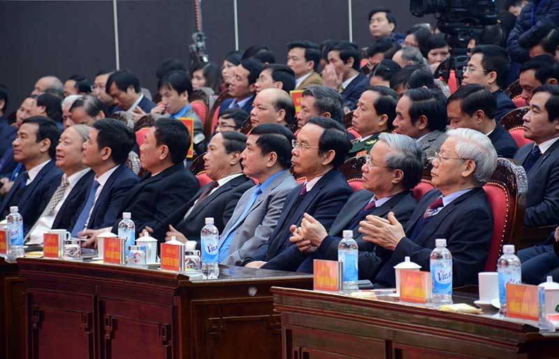 Tổng Bí thư Nguyễn Phú Trọng dự Lễ kỷ niệm 110 năm Ngày sinh đồng chí Nguyễn Đức Cảnh