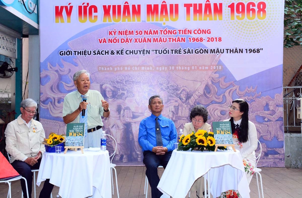 Chương trình ra mắt sách “Tuổi trẻ Mậu Thân 1968” và giao lưu nhân vật “Ký ức Mậu Thân” do Thành đoàn TP Hồ Chí Minh tổ chức.