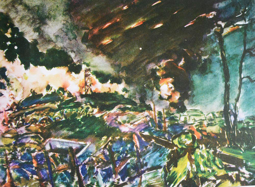 Đường 9-Khe Sanh, Xuân Mậu Thân 1968 qua tranh ký họa

