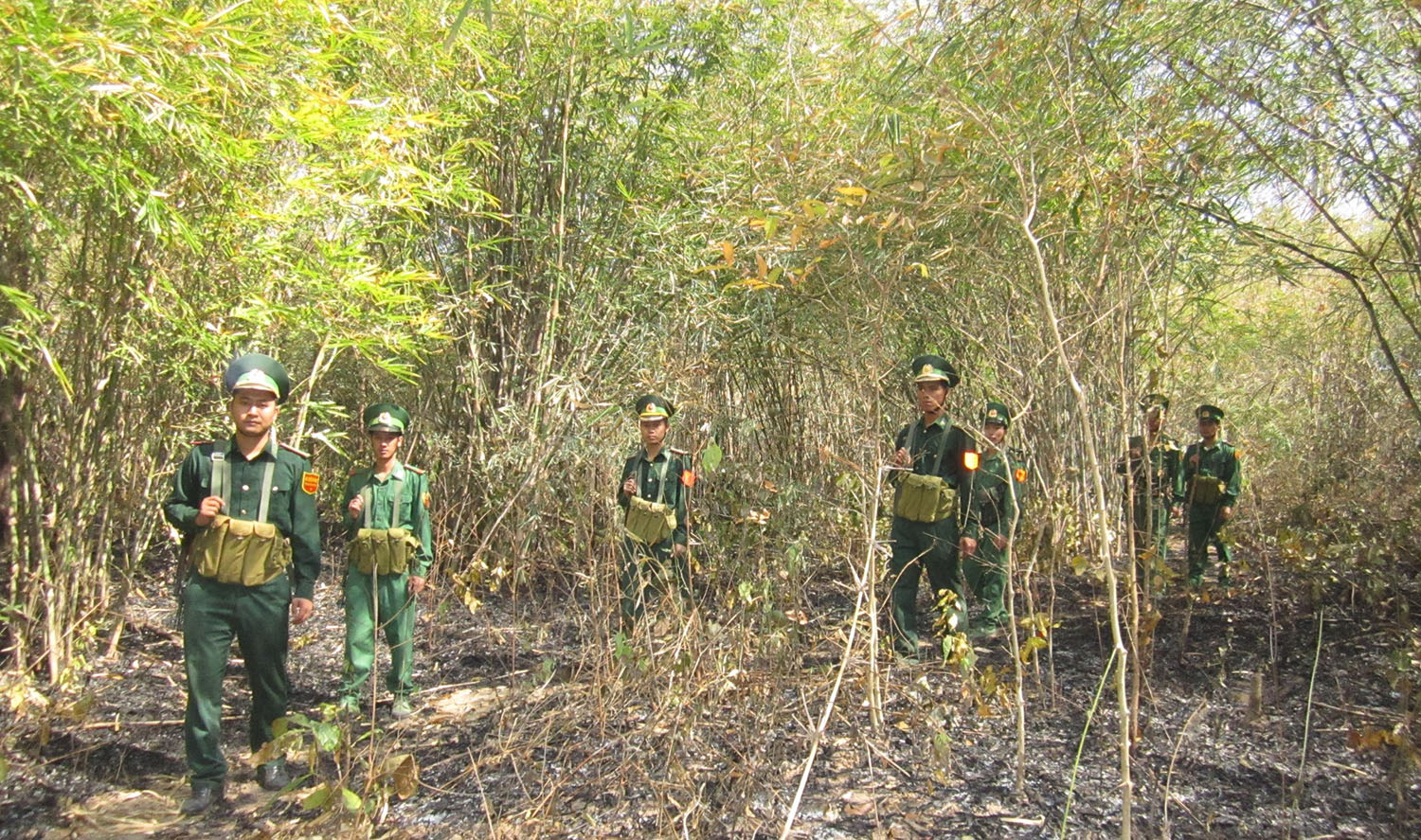 Mùa xuân của lính biên phòng ở vùng “biên cương trắng”