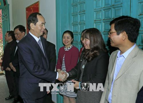 Chủ tịch nước Trần Đại Quang làm việc với Văn phòng Thường trực Ban Chỉ đạo Cải cách tư pháp Trung ương