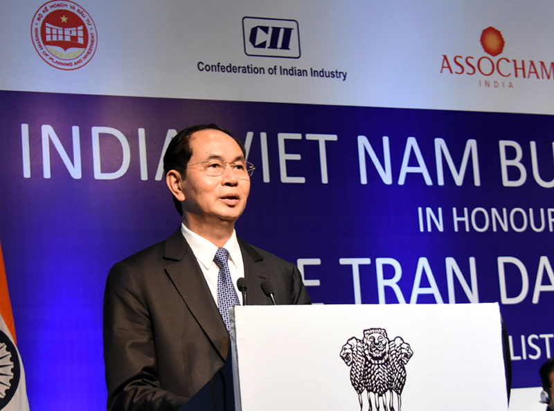 Toàn văn phát biểu của Chủ tịch nước Trần Đại Quang tại Diễn đàn Doanh nghiệp Việt Nam - Ấn Độ