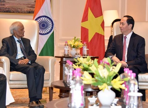 Các hoạt động song phương của Chủ tịch nước Trần Đại Quang tại Ấn Độ