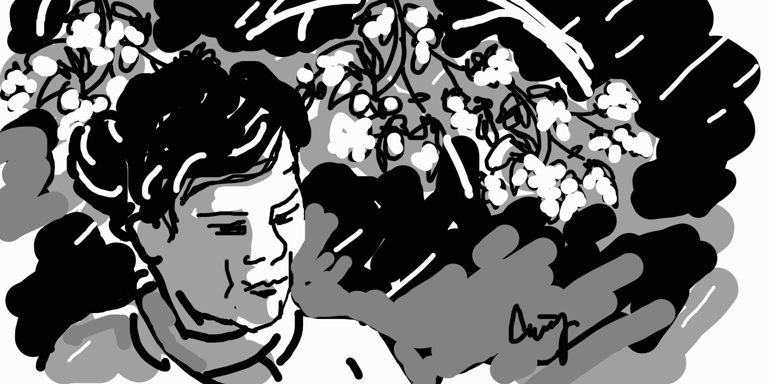 Mưa phùn và… hoa bưởi