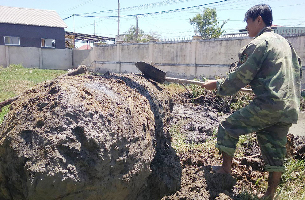 Xử lý an toàn 46 quả đạn pháo và 1 quả thủy lôi nặng 850kg