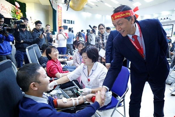 Lễ hội Xuân hồng 2018 thu được 10.267 đơn vị máu