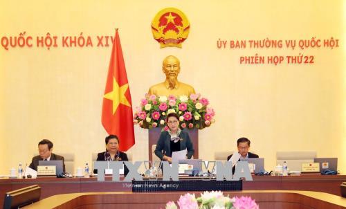 Khai mạc Phiên họp thứ 22 của Ủy ban Thường vụ Quốc hội