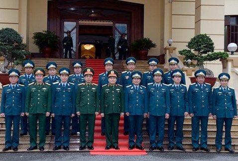 Đại tướng Ngô Xuân Lịch thăm và làm việc với Quân chủng Phòng không- Không quân