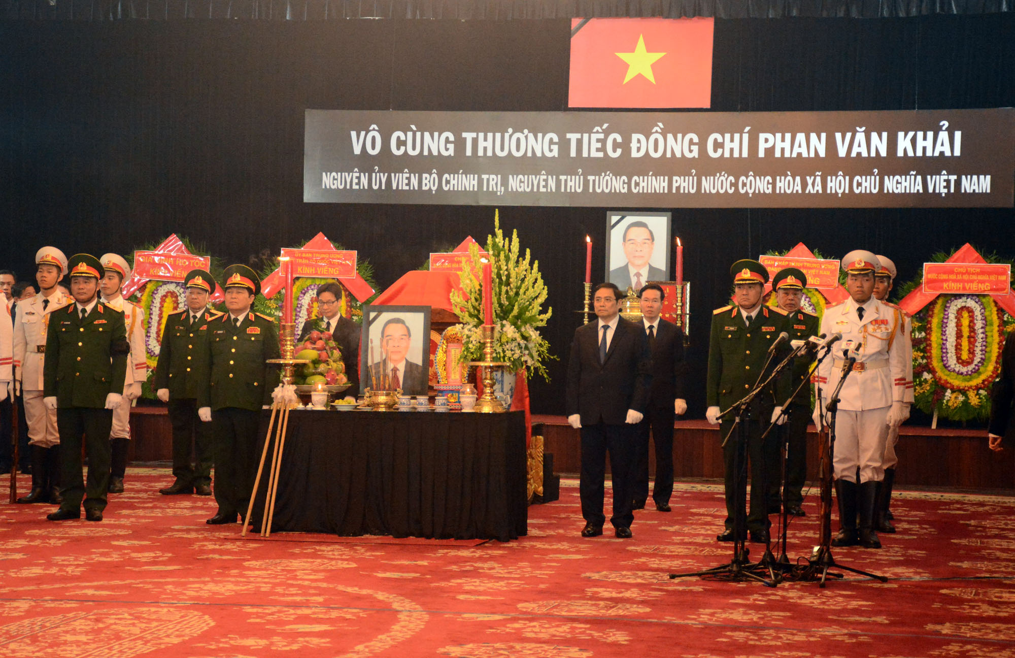 Cử hành trọng thể Lễ truy điệu và an táng nguyên Thủ tướng Phan Văn Khải