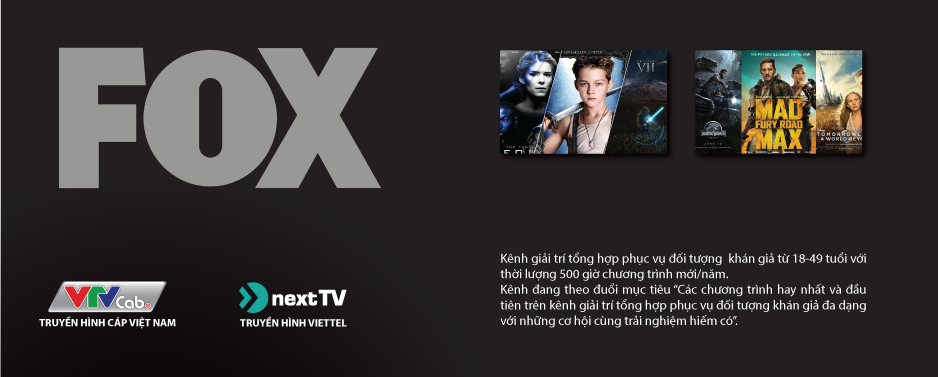 Top kênh phim nổi tiếng thế giới đến Việt Nam