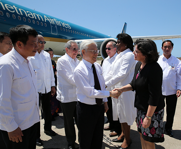 Tổng Bí thư Nguyễn Phú Trọng thăm Thành phố Santiago de Cuba