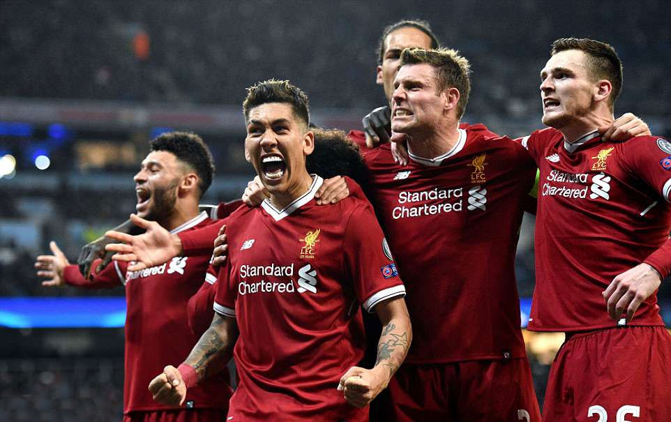 Liverpool đánh bại Man City, Barca gục ngã trước Roma