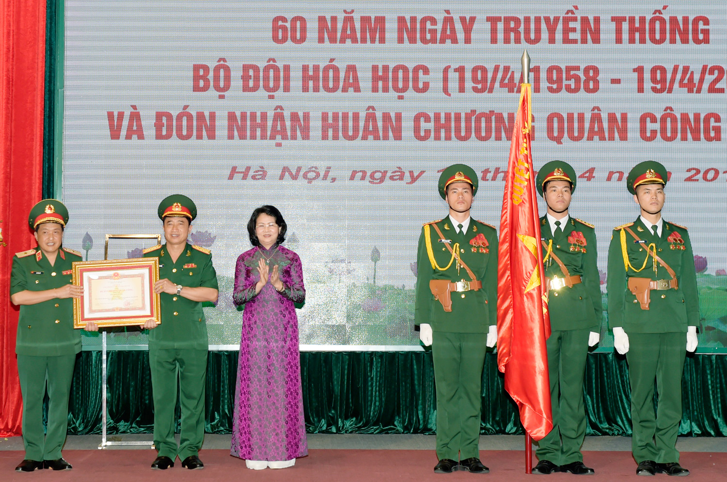 Binh chủng Hóa học tổ chức Lễ kỷ niệm 60 năm Ngày truyền thống