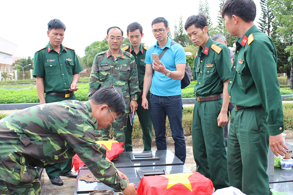 Quân đoàn 3 bàn giao 2 bộ hài cốt liệt sĩ