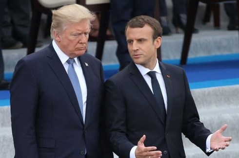 Tổng thống Pháp Emmanuel Macron thăm Mỹ