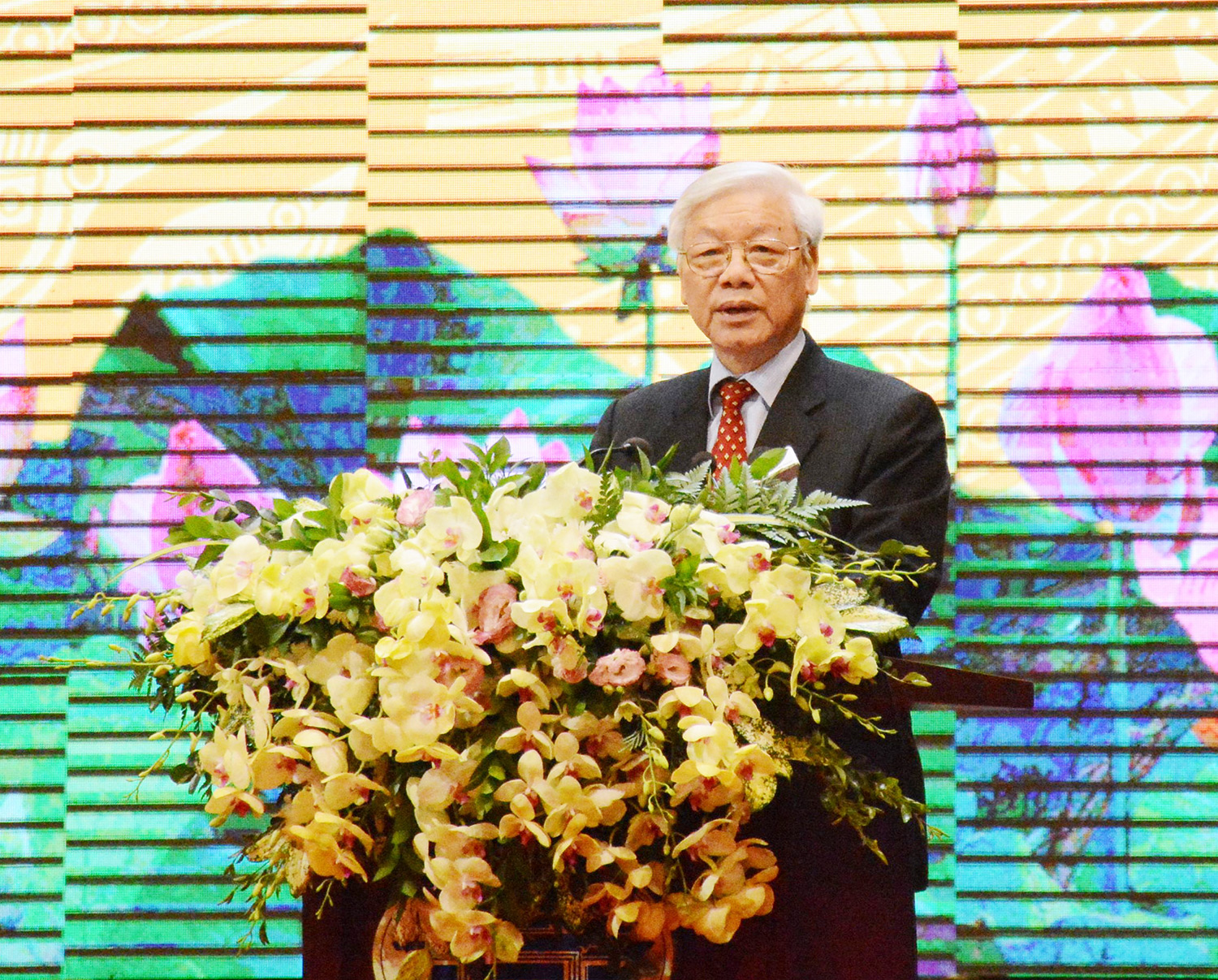 Tổng Bí thư Nguyễn Phú Trọng dự kỷ niệm 60 năm ngành xây dựng